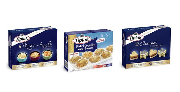 Petites mises en bouche délicieuses sur le thème de la mer et de la coquille Saint-Jacques, notamment.