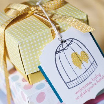 Ou une étiquette personnalisée pour un cadeau.