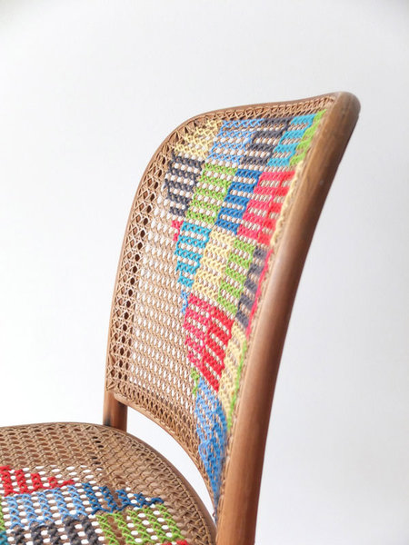 Une chaise et un recyclage réussi.