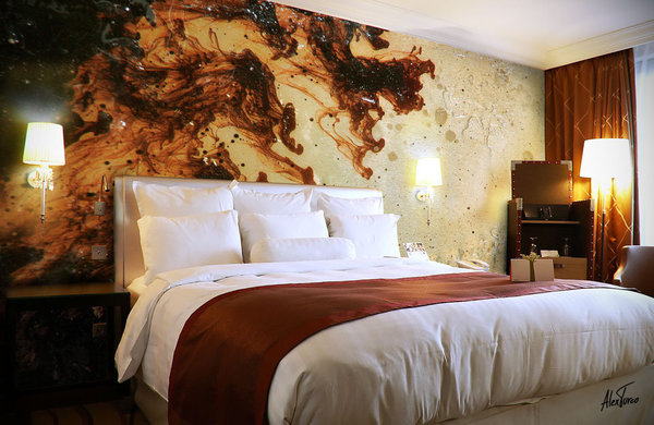 Tête de lit spectaculaire.