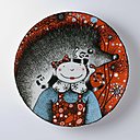 Pour un dîne piquant, assiette hérisson, La Marelle Editions