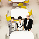 Le trio fondateur DGT : Tsuyoshi Tane, Lina Ghotmeh et Dan Dorell.