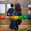 L'Atelier de Charenton et sa table de couleurs.