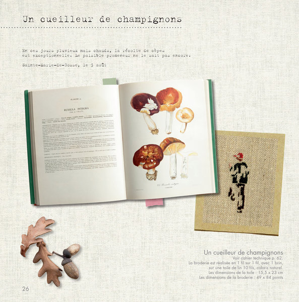 Le cueilleur de champignons par jour pluvieux mais chauds!