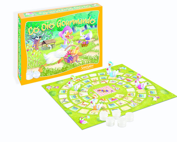 LES OIES GOURMANDES, un jeu de l'oie revisité par SentoSphère.