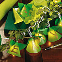 Guirlande lumineuse, calque et feutre au rendez-vous.