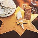 Noël pour une table en or.