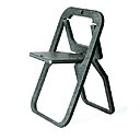 Desile, chaise pliante en plastique 100  % recyclé, création Christian Desile, éditée par Vange, 2008.