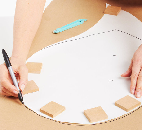 1- Découpe du carton