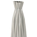 Un vase en céramique fabriqué en Thaïlande dans une petite entreprise familiale. H 23,5 cm. 20 €. Vase Song Arunsom. Slow Fashion House.