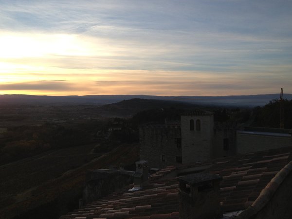 Levé du jour vu de la chambre 26 !