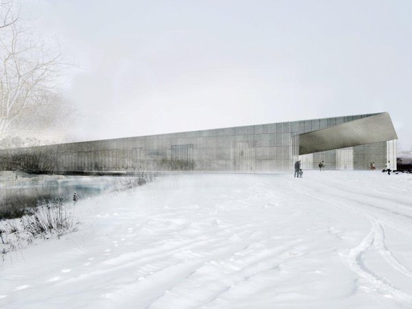 Prolongement naturel de la piste d'aviation, le Musée d’Estonie est actuellement en construction.