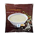 Velouté de légumes secs (haricots blanc et pois cassés) au chorizo, soupes familiales portionnables chez Picard.