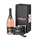 Bel accord, pourtant périlleux, de crémant rosé Wolfberger et de chocolats Richart.