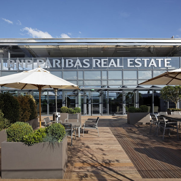 Sur la grande terrasse, 3 ruches ont élu domicile.