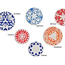 Pour rehausser une table, des assiettes inspirées de l'Orient. Assiettes Ouzbek. Tsé & Tsé Associées Pour rehausser une table, des assiettes inspirées de l'Orient. Assiettes Ouzbek. Tsé & Tsé Associées