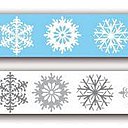 Flocons de neige transparent de Toga.