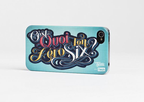 Pour les dingues de tags, la coque imaginée par Tyrsa pour iPhone 4/4S . (existe aussi pour iPhone 3G/3GS et Samsung Galaxy S2 I9100). 24,90 €