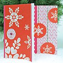 Etoiles de neige en mixed media.