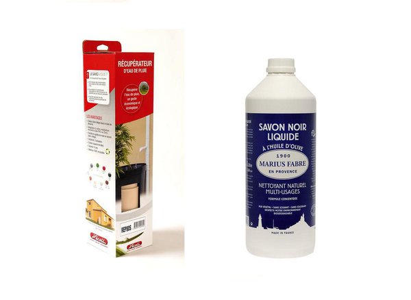 Facile à installer et très économique à l'usage, le récupérateur eau de pluie. Produit ménager traditionnel, le savon noir nettoie tout du sol au plafond et sert même de lessive pour le linge. Pour le jardinage bio, on utilise le savon noir comme traitement naturel contre insectes et parasites. Il sert aussi à graisser...