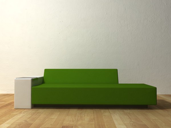 Un canapé sculptural au confort étudié en fonction des desiderata et du confort souhaité par le client.