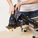 Etape 1 ter:  en coupe d'angle.