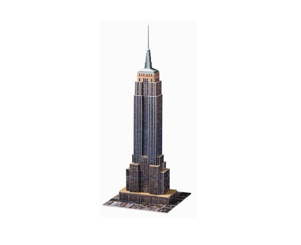 Le vertigineux gratte-ciel Empire State Building, version puzzle 3 D.