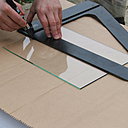 Etape 3 : Tracer la ligne de coupe toujours au feutre noir.