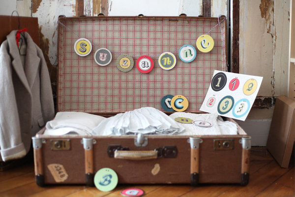 Abécedaire décoratif.