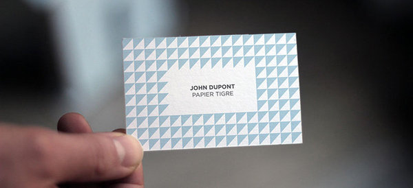 Des cartes de visite autrement...
