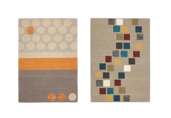 La laine a toujours symbolisé un tapis de grande qualité. Associez à cela un grand choix de styles, de couleurs et de motifs pour que chacun trouve celui qui l’inspire. La laine est toujours une très bonne idée pour réchauffer une pièce. Tapis ETC et Taro en laine coloré 160 x 230 cm, à partir de 696 €, Serge Lesage.