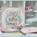 Ambiance raffinée pour cette carte aux tons délicats.