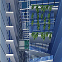 Bâtiment en projet, à la signature architecturale forte.