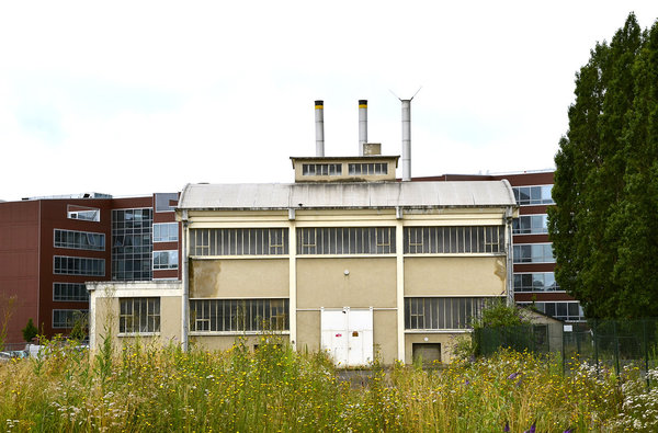 Ancienne chaufferie de l’hôpital, avant début des travaux.