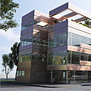 Le futur bâtiment Alfred Adler, en cours de construction et qui sera loué par Pôle Emploi.