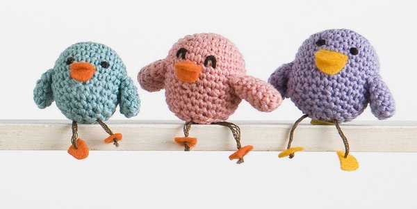 Petits poussins, à ma mode Amigurumi.
