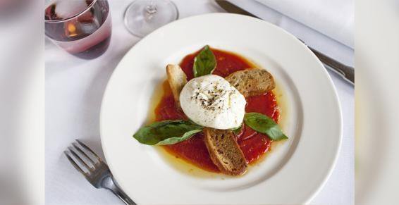 Carpaccio de Bresaola et mozzarella.