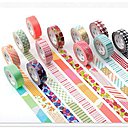Le masking-tape offre un grand choix de motifs et couleurs