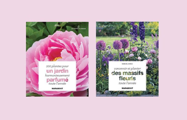 Pour un jardin fleuri toute l'année et qui sent de surcroît divinement bon, jouez la complémentarité et plongez-vous sans attendre dans ces deux petits livres si joliment illustrés.