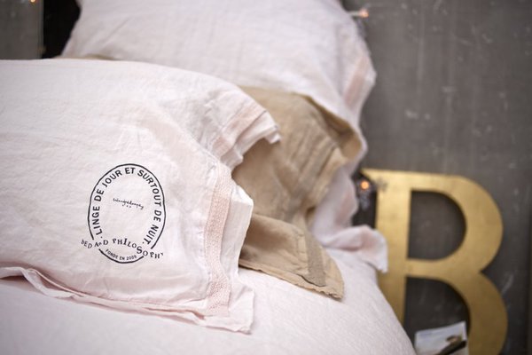 Linge de lit de Bed and philosophy.