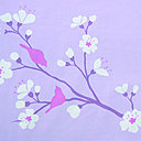 Fleur de cerisier parme de Fleur de Soleil.