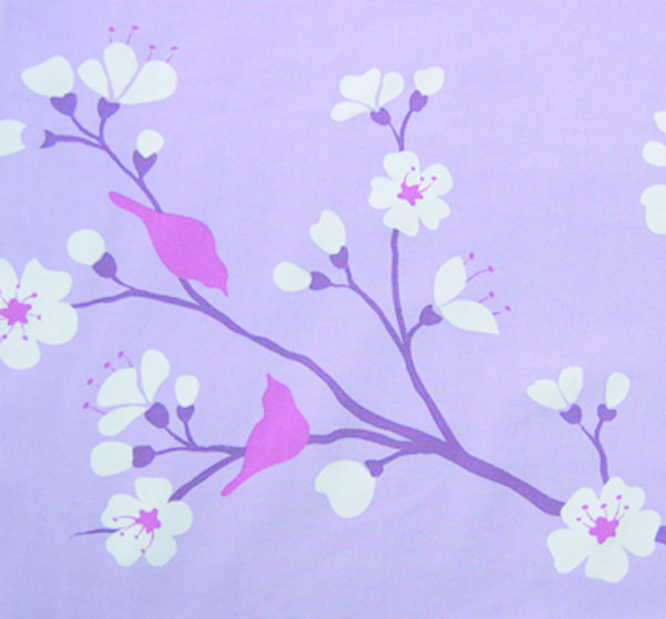 Fleur de cerisier parme de Fleur de Soleil.