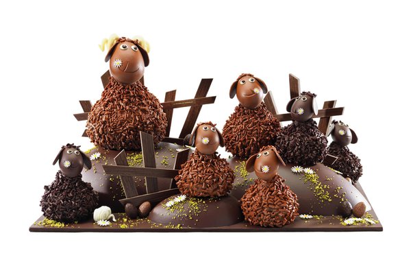 A saute-mouton  Pâques 2013 à La Maison du Chocolat.