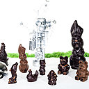 La basse cour chocolatée s'esclaffe chez Puyricard.