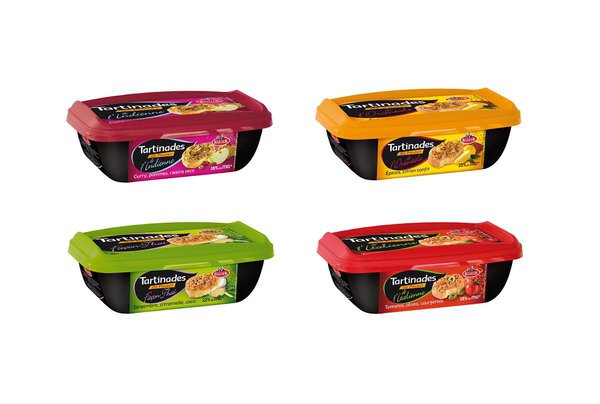 Saveurs méditerranéennes, exotiques ou asiatiques pour 4 Tartinades à déguster à l'apéro sur un bon pain.