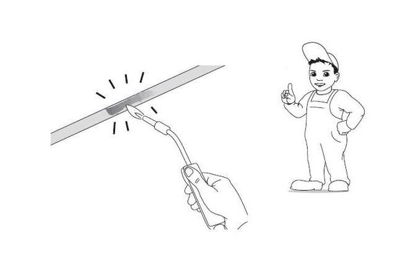 Etape 2 : il peut être parfois nécessaire de recuire le cuivre pour les diamètres supérieurs à 18 mm à l’état écroui. Pour recuire, ne pas dépasser la coloration rouge sombre.