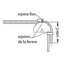 Etape 4 : cintrer régulièrement et sans à-coups jusqu’à 90°, en utilisant les repères lorsqu’ils sont présents. Enfin, vérifier l’équerrage.