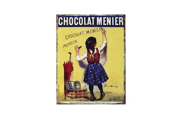 Délicieusement régressive, cette plaque émaillée vous rappellera de bon souvenirs et vous fera retomber en enfance. 22,50 €, Comptoir de Famille.