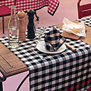 Très raffinée en noir, la nappe à carreaux peut se marier avec différents styles dans la cuisine. Philogène Ravel. Très raffinée en noir, la nappe à carreaux peut se marier avec différents styles dans la cuisine. Philogène Ravel.