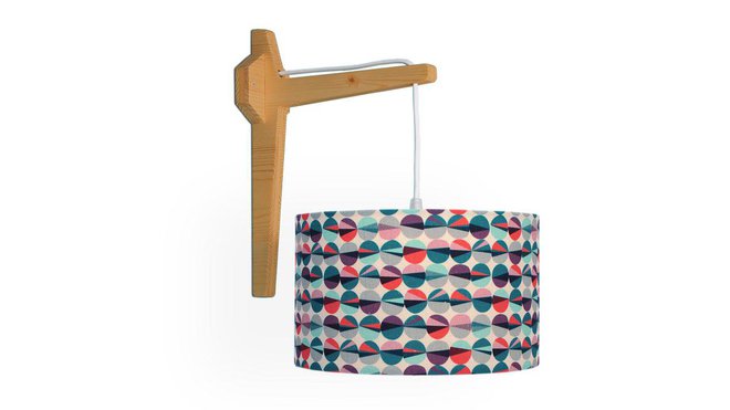 Le mariage des couleurs flashy de l’abat-jour et de l’épicéa éco-labellisé du support. Applique Reflet. Mademoiselle Dimanche. Le mariage des couleurs flashy de l’abat-jour et de l’épicéa éco-labellisé du support. Applique Reflet. Mademoiselle Dimanche.